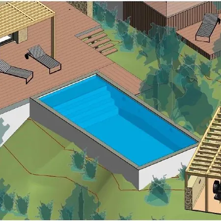 Casa Petra, Typique En Pierres Au Coeur Du Maquis, 2 Pers, Piscine Feriehus *